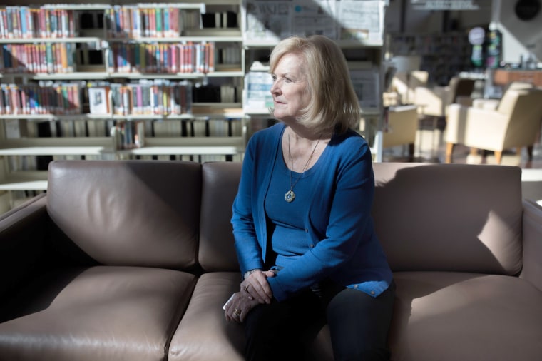 Image: Sallie Bryant, supporter of Republican U.S. Senate candidate Roy Moore, poses for a photo at Vestavia Hills Public library, Saturday, Nov. 11, 2017, in Birmingham, Alabama.