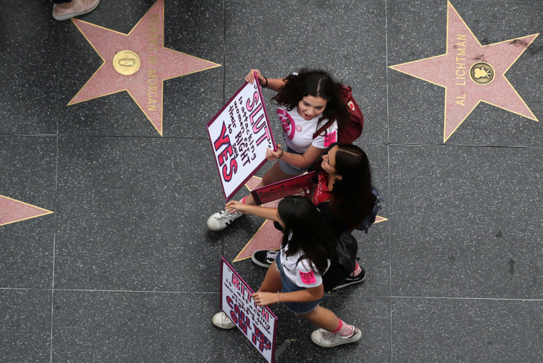 Image: #MeToo protest in Hollywood