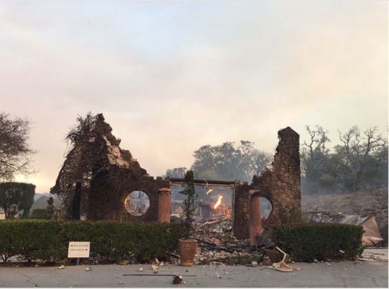 Signorello Winery post-fire