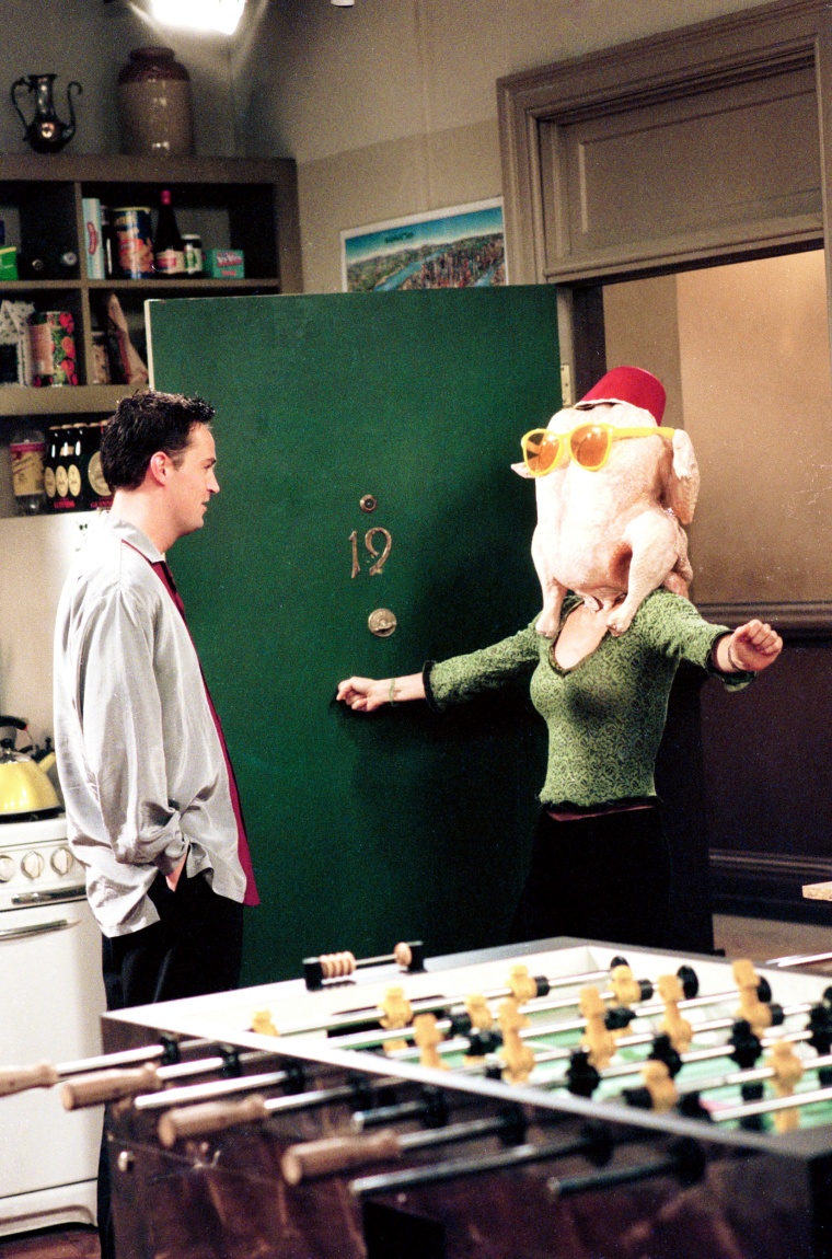 FRIENDS, Matthew Perry, Courteney Cox, 'The One With The Thanksgiving Flashbacks