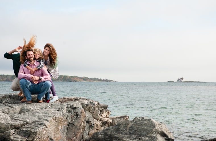 Photographer Brenna Jennings captured this windy day photo during a shoot with some of her clients.