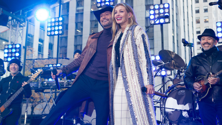 Tim Mcgraw and Faith Hill on TODAY, November 17th, 2017.