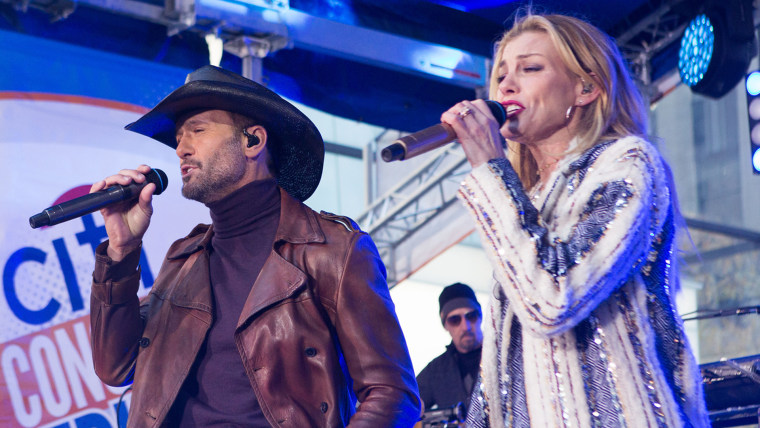 Tim Mcgraw and Faith Hill on TODAY, November 17th, 2017.