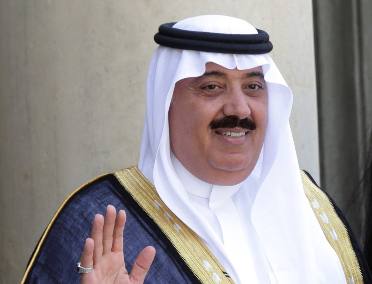 Image: Saudi Arabian Prince Miteb bin Abdullah