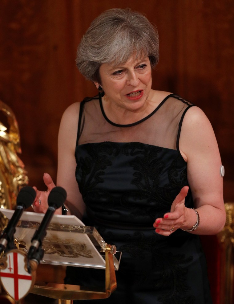 Image: Britain's Prime Minister Theresa May