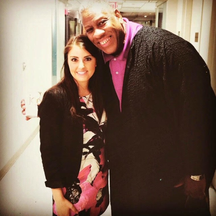 Know Your Value's millennial contributor, Daniela Pierre-Bravo, and fashion editor Andre Leon Talley.