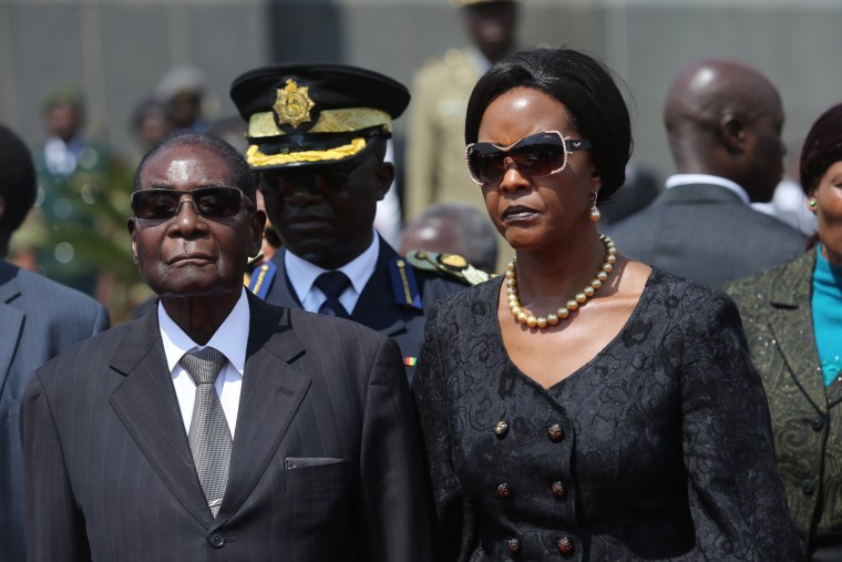 Image: Robert Mugabe and Grace Mugabe