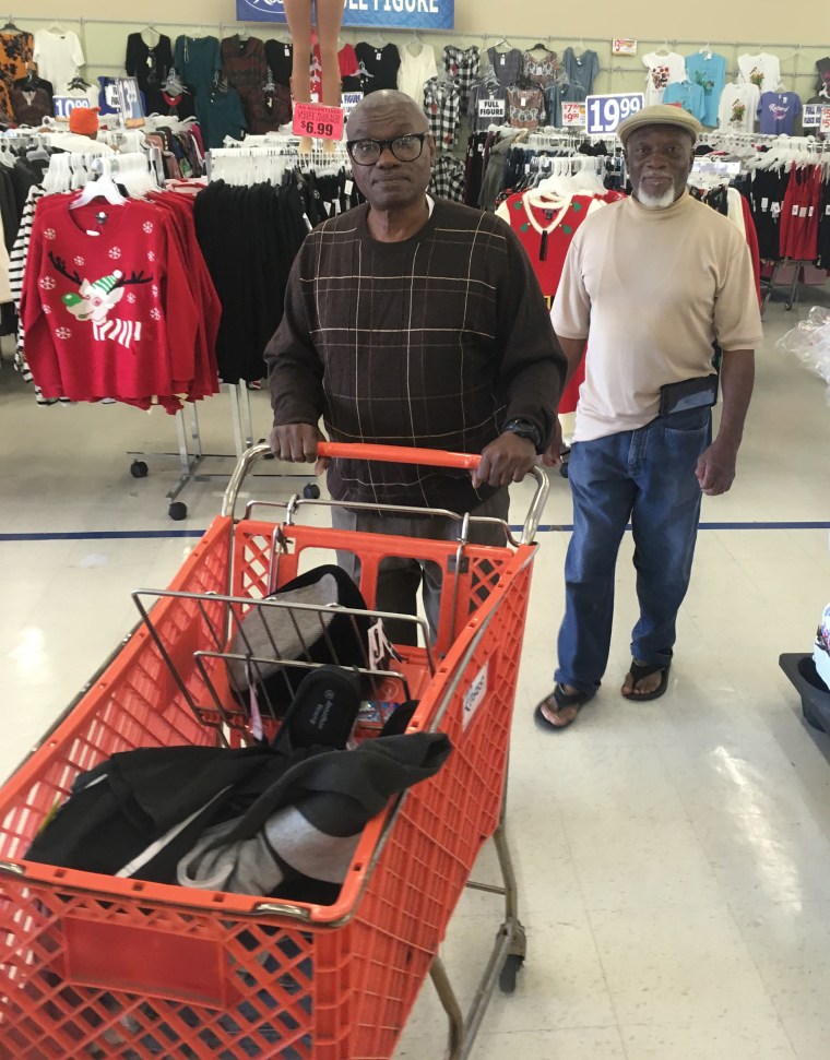 Image: Wilbert Jones's first shopping trip, the day after his release from prison.