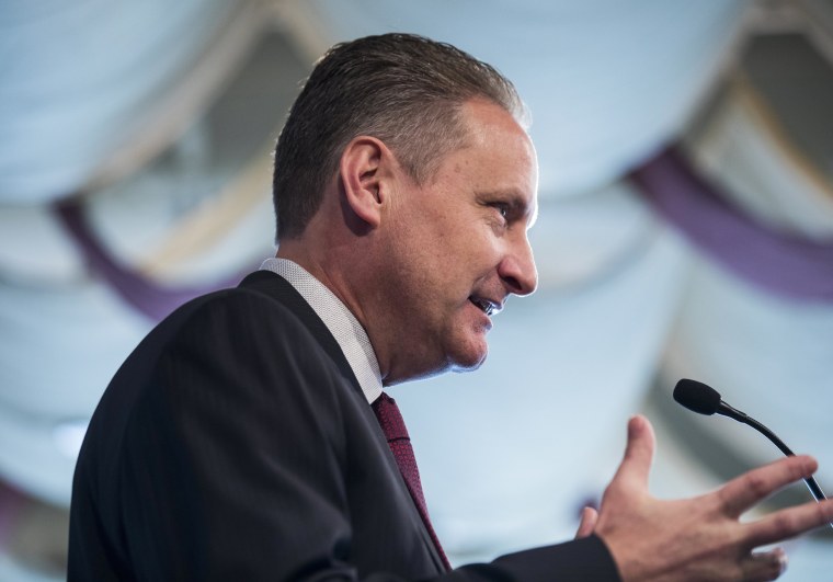 Image: Steve Green speaks at the Museum of the Bible