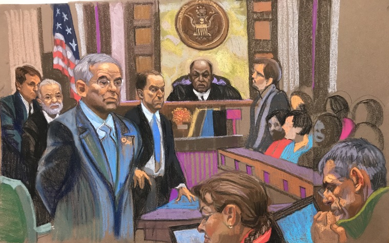 Image: Senator Robert Menendez (D-NJ) in Federal Court, on Nov. 16, 2017.