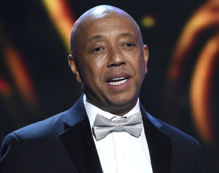 Image: Russell Simmons presents the Vanguard Award at the 46th NAACP Image Awards