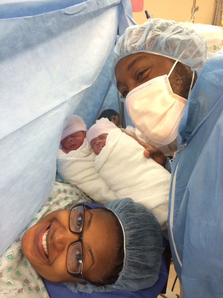 After having a son, Nia Tolbert learned she was having twins during her second pregnancy. In August, she learned that she was having triplets for her third pregnancy.