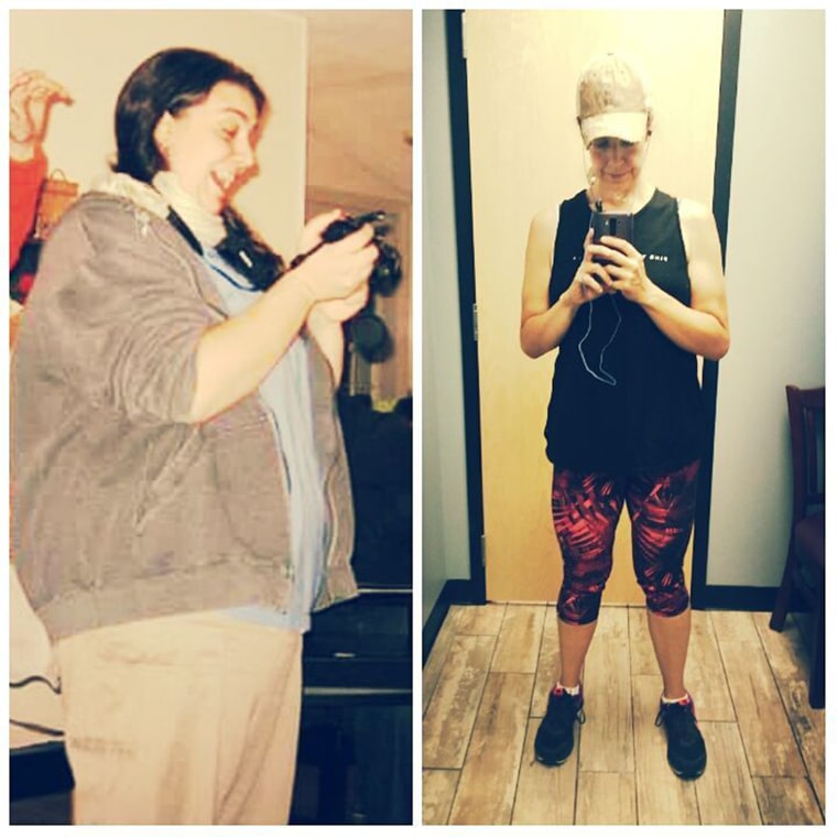 After cutting carbs and walking, Emily Puglielli lost 102 pounds. It took her several more years to get to her goal weight of 150 pounds.