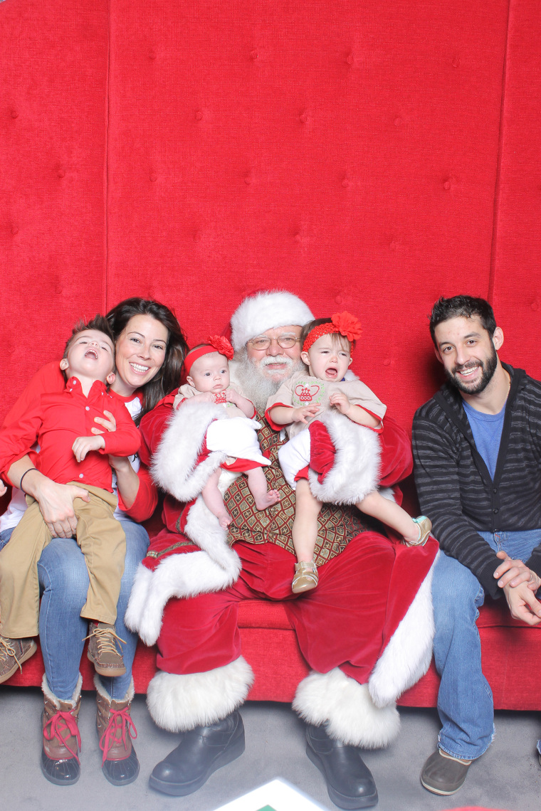 Mandy Ori's kids were displeased by their interaction with Santa.