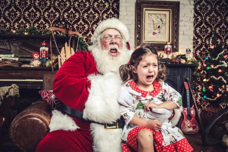 Even Santa was sad in this photo sent in by Ruzin Cunningham.