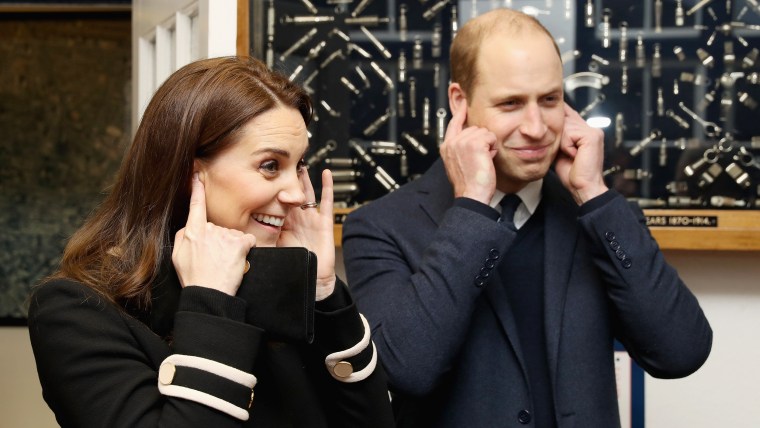 Britain's Prince William, Duke of Cambridge and Britain's Catherine, Duchess of Cambridge