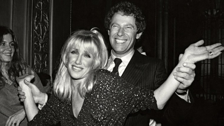 Suzanne Somers and husband Alan Hamel at Studio 54