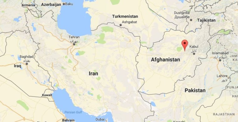 Image: a map showing the location of Bamiyan, Afghanistan