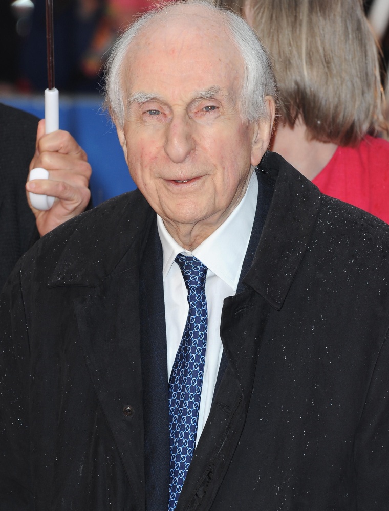 London, UK, UK. 23rd Nov, 2014. Michael Bond attends The World Premiere of 'Paddington' at Odeon Leciester Square. Credit: Ferdaus Shamim/ZUMA Wire/Alamy Live News