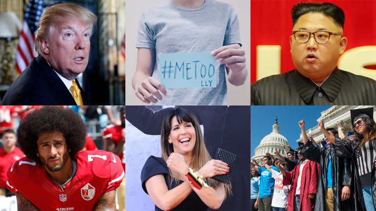 A sample of the finalists being considered as TIME's 2017 Person of the Year.