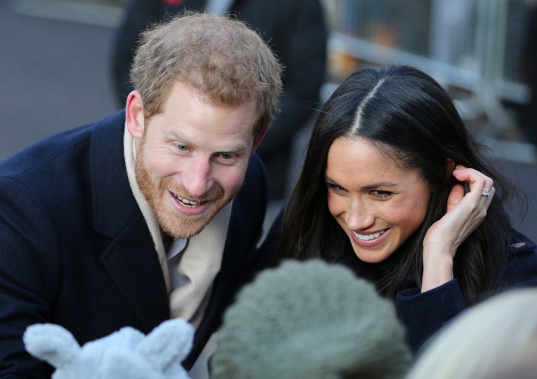 Britain's Prince Harry and US actress Meghan Markle public engagement