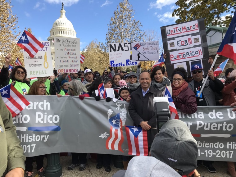 Image: Rep. Luis Gutierrez helped fire up a crowd at the Capitol