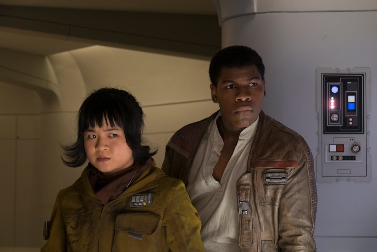 Image: Kelly Marie Tran and John Boyega in Stars Wars: The Last Jedi