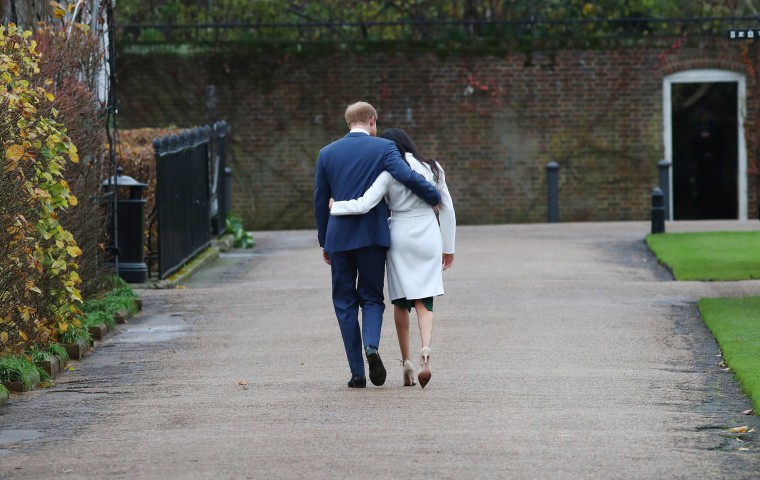 Image: Prince Harry and Meghan Markle engagement in Kensington Palace