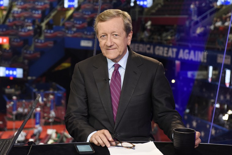 Image: Brian Ross at the 2016 Republican National Convention in Cleveland, Ohio.