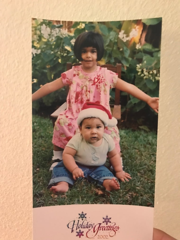 The first holiday card with both of my kids, circa 2002.