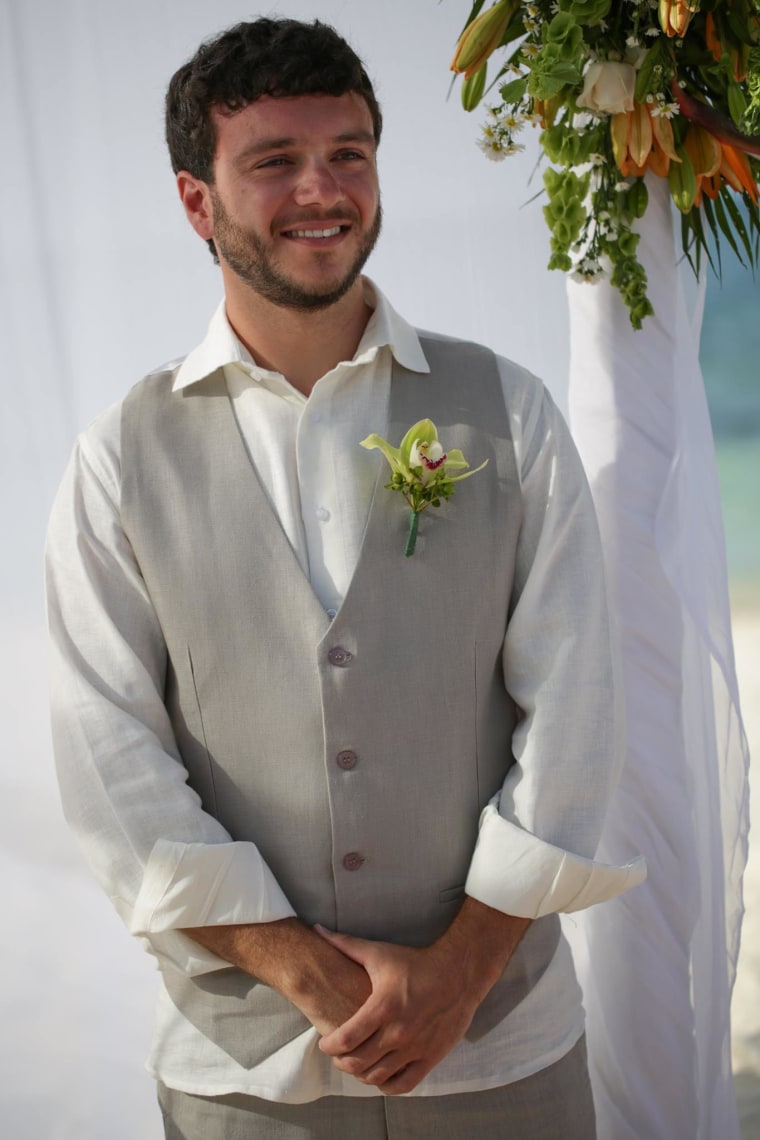 Sonny, awaiting his bride.