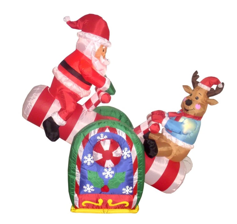 Santa and reindeer gadget