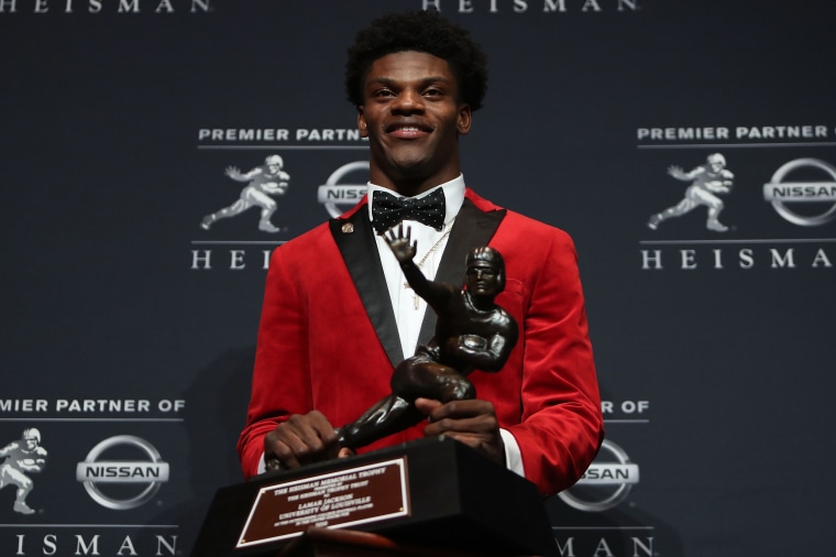 Image: Lamar Jackson Heisman Ceremony