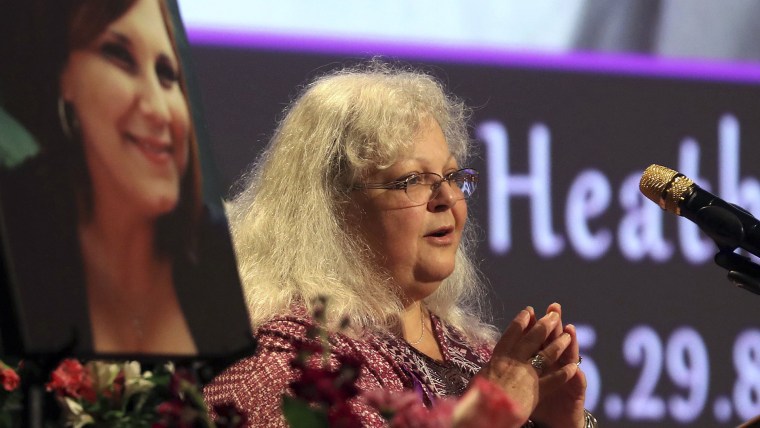 Image: Memorial Held In Charlottesville For Heather Heyer, Victim Of Car Ramming Incident During Protest After White Supremacists' Rally