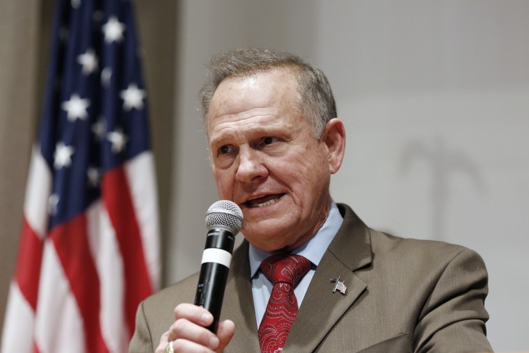 Alabama Republican Senate Candidate Roy Moore Holds Election Night Party