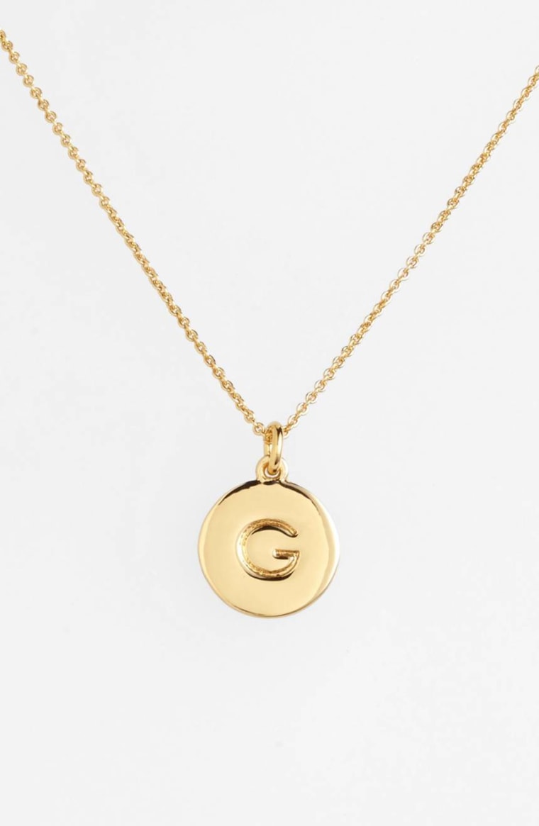 Kate Spade initial pendant