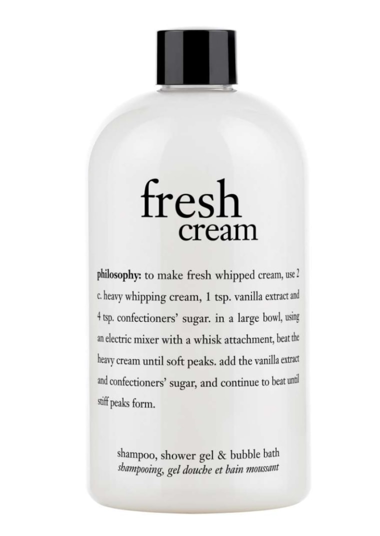 Philosophy 'fresh cream' shampoo, shower gel &amp; bubble bath photo