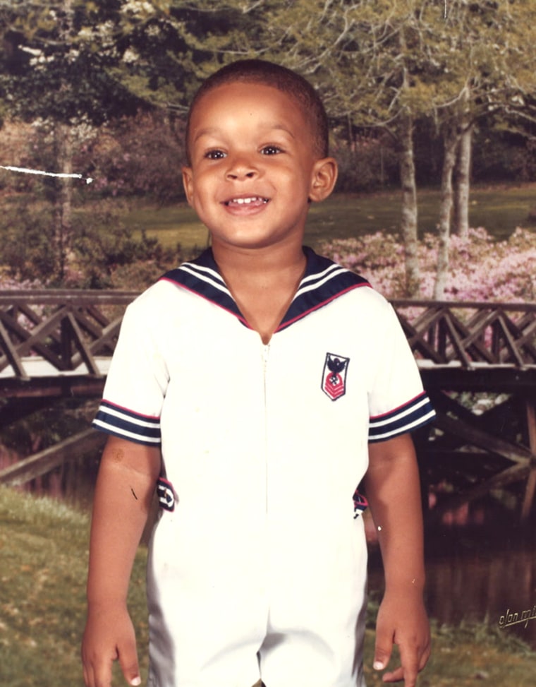 Weekend TODAY host Craig Melvin smiles wide in a photo from his childhood.