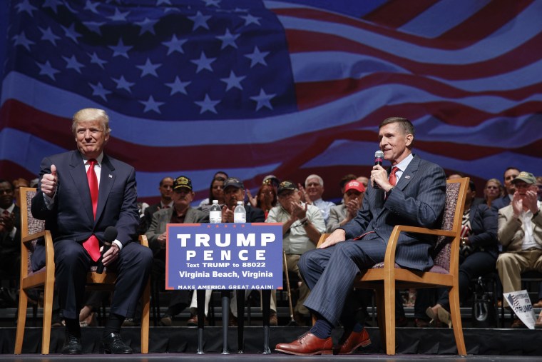 Image: Donald Trump and Lt. Gen. Michael Flynn