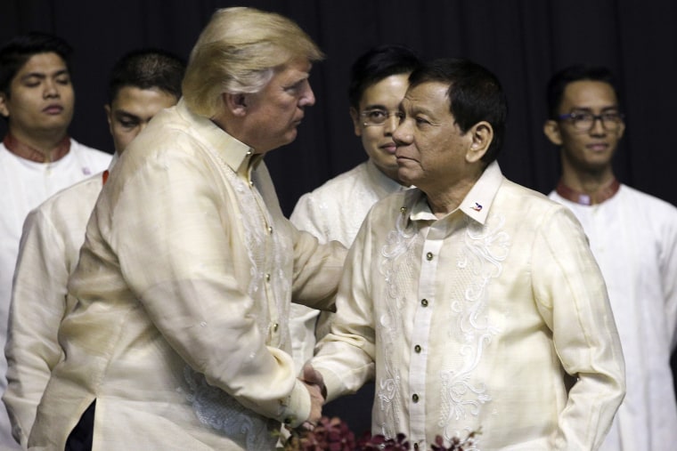 Image: Trump and Duterte