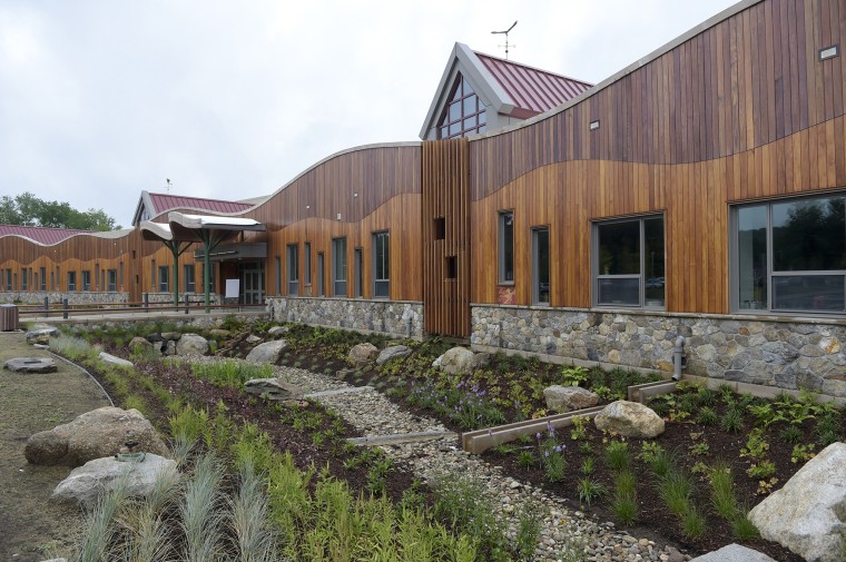Image: The newly-finished Sandy Hook School