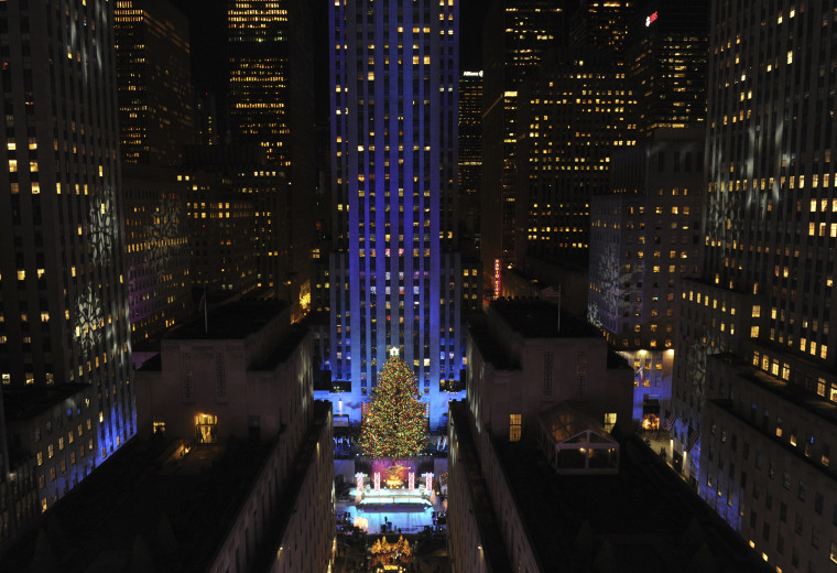 Image: The Rockefeller Center Christmas in New York will remain lit until Jan. 7. 