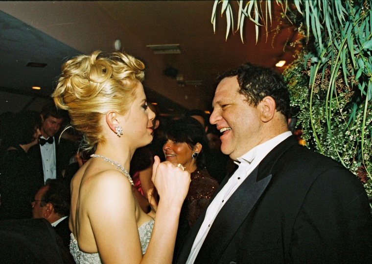 Image: Mira Sorvino and Harvey Weinstein