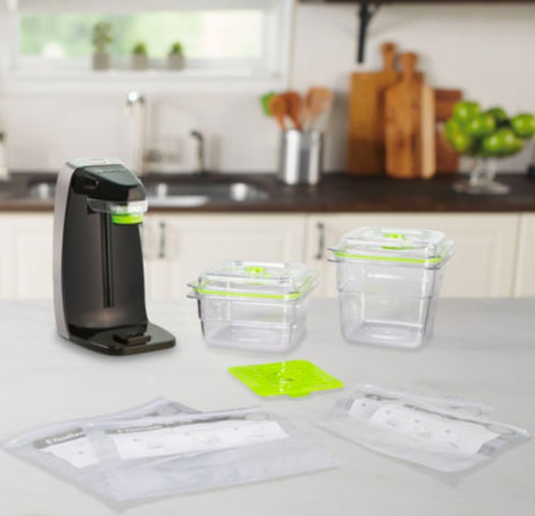 Foodsaver on counter with all pieces