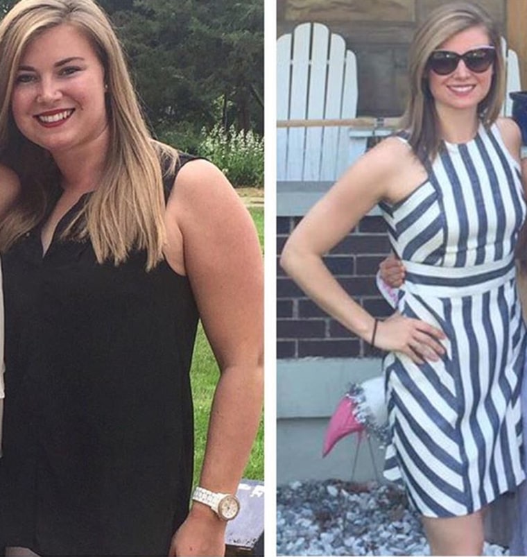 Megan Murphy joined Weight Watcher and this encouraged her boyfriend, Kevin, and his sister, Lindsay to also join.