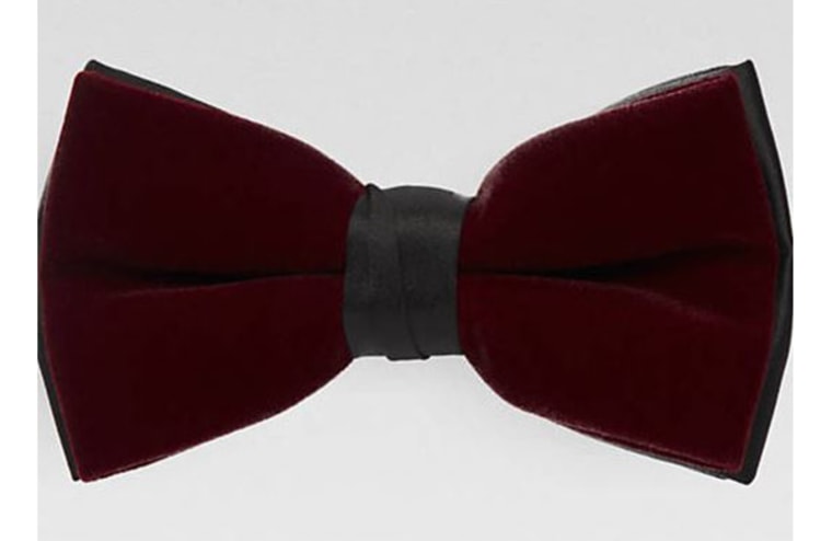 Velvet bow tie 