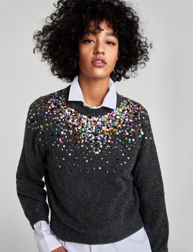 Sequin sweater