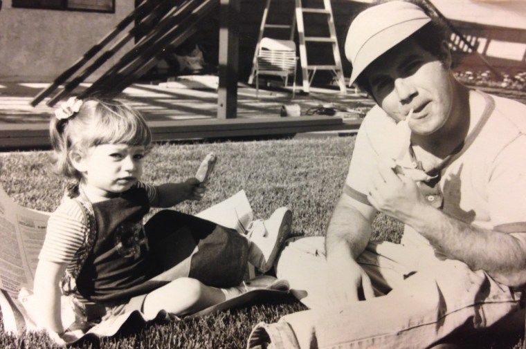 Gabi Birkner with her father