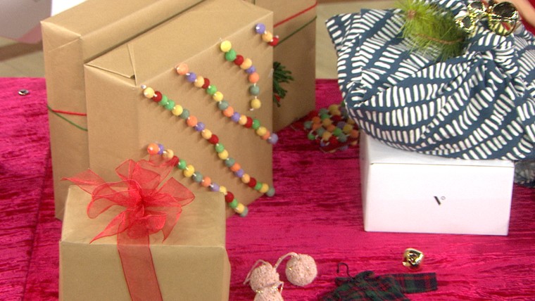 Buying the perfect presents for your loved ones is only half the battle: Now you have to wrap them! Fortunatley, Lori Bergamotto of Good Housekeeping joins TODAY with time-saving tips and tricks for wrapping just about anything. For instance: Try using fa