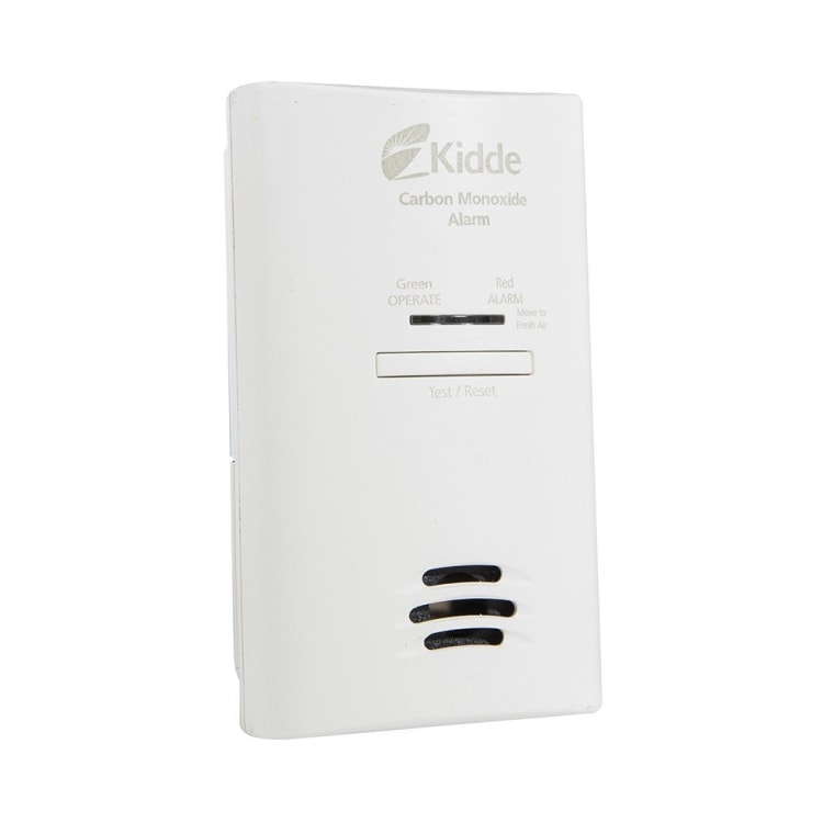 white rectangular CO detector